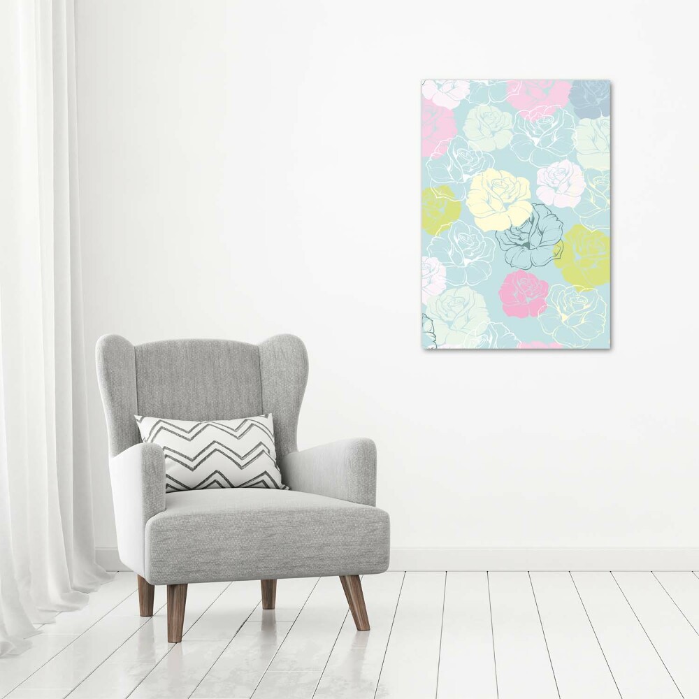 Tableau mural sur toile Roses fleurs