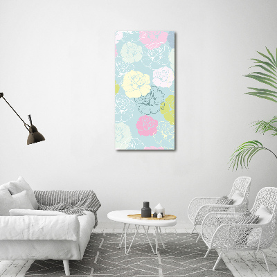 Tableau mural sur toile Roses fleurs