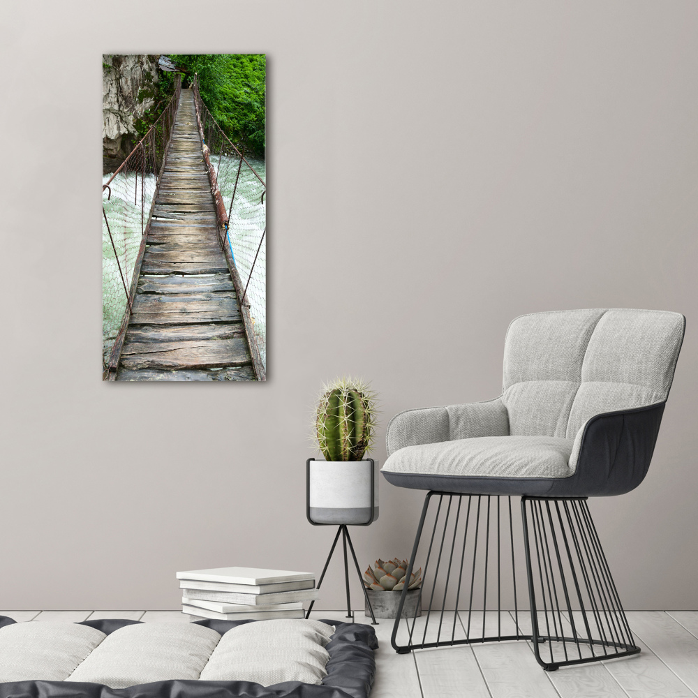 Tableau mural sur toile Pont suspendu