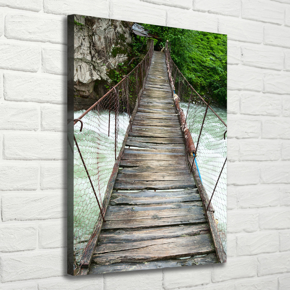 Tableau mural sur toile Pont suspendu