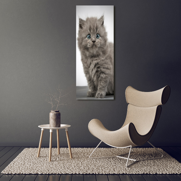 Tableau mural sur toile Chat gris britannique