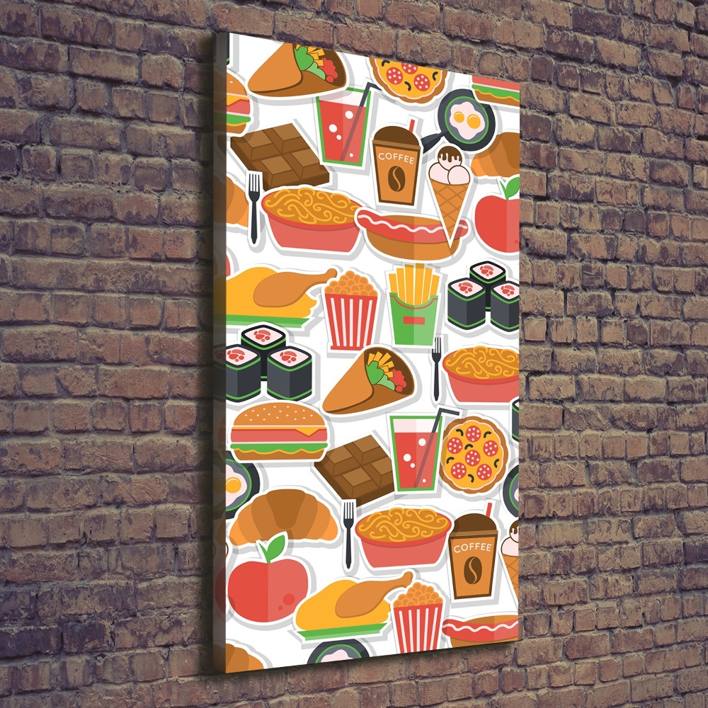 Tableau mural sur toile Cuisine rapide