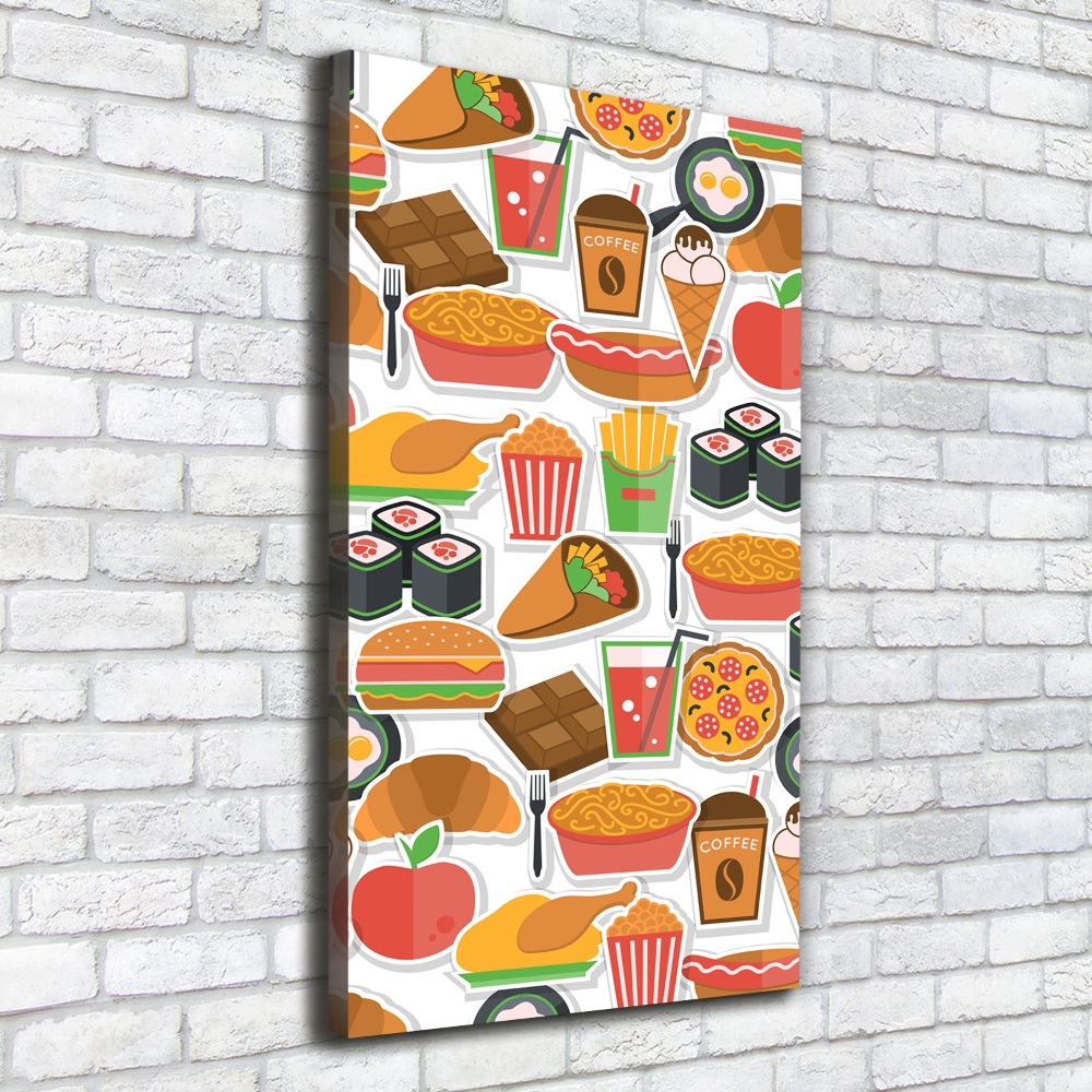 Tableau mural sur toile Cuisine rapide