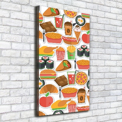 Tableau mural sur toile Cuisine rapide