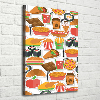 Tableau mural sur toile Cuisine rapide