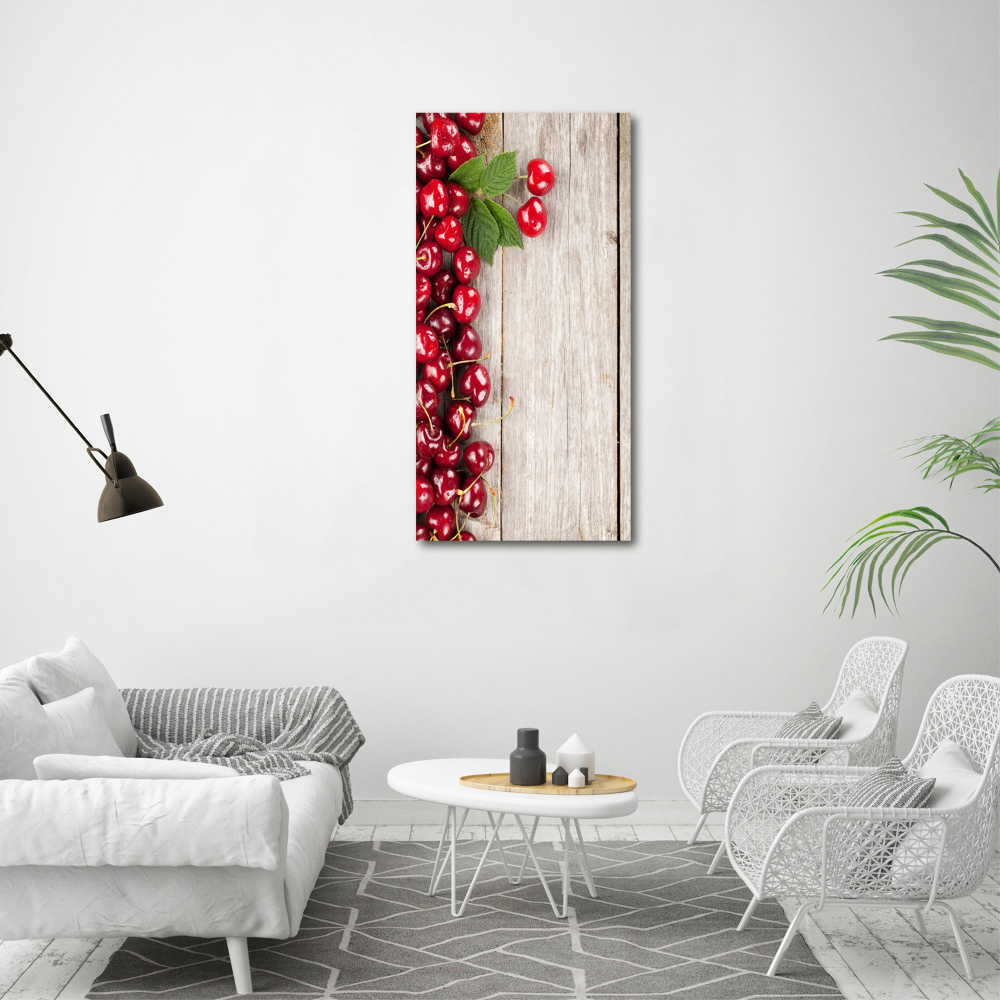 Tableau imprimé sur toile Cerises