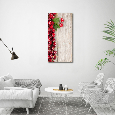 Tableau imprimé sur toile Cerises