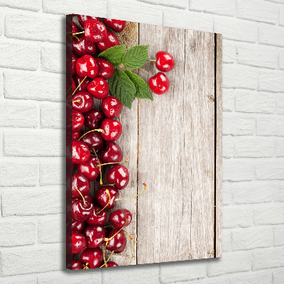 Tableau imprimé sur toile Cerises