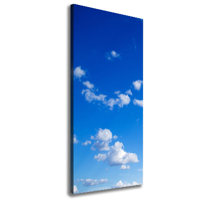 Tableau imprimé sur toile Nuages dans le ciel bleu