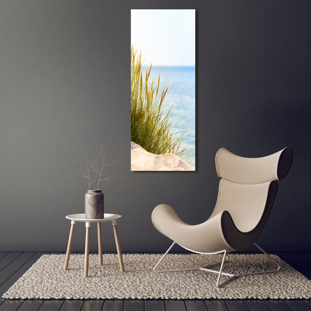 Tableau toile imprimée Dunes en bord de mer