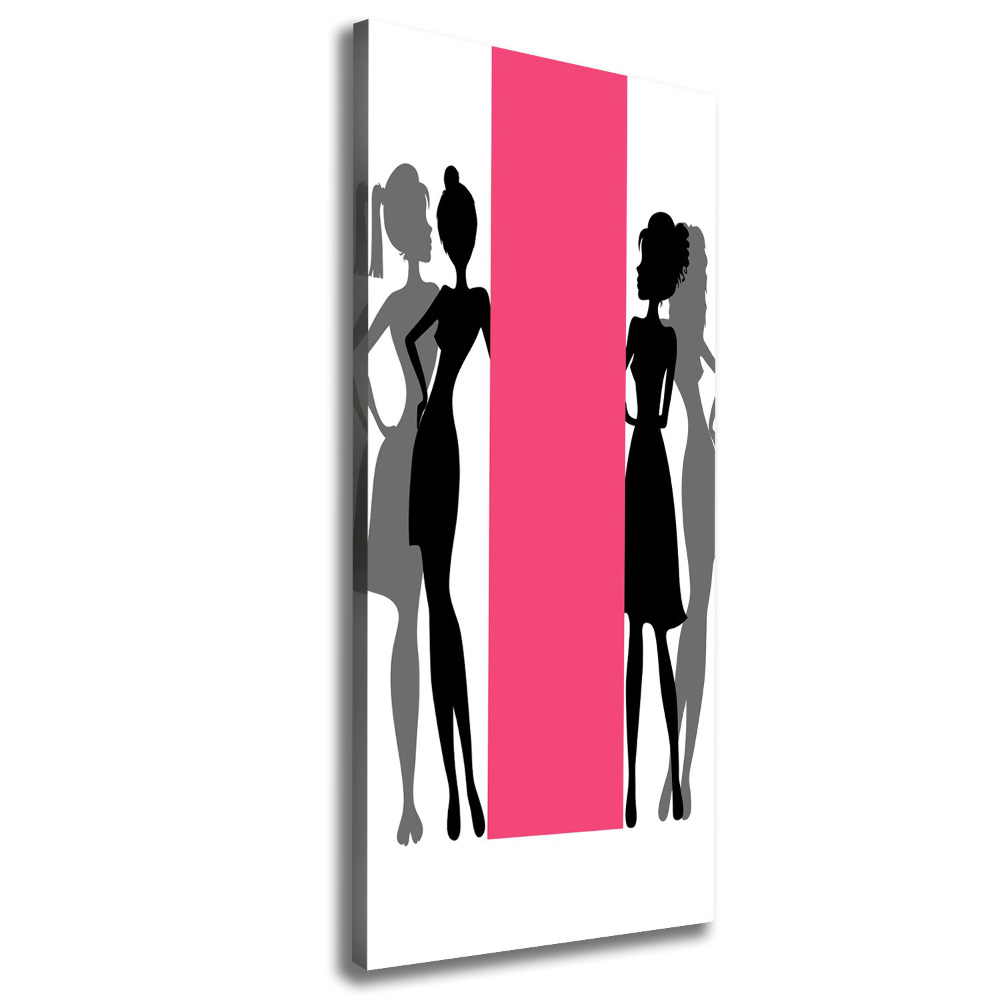 Tableau photo sur toile Silhouettes de femmes