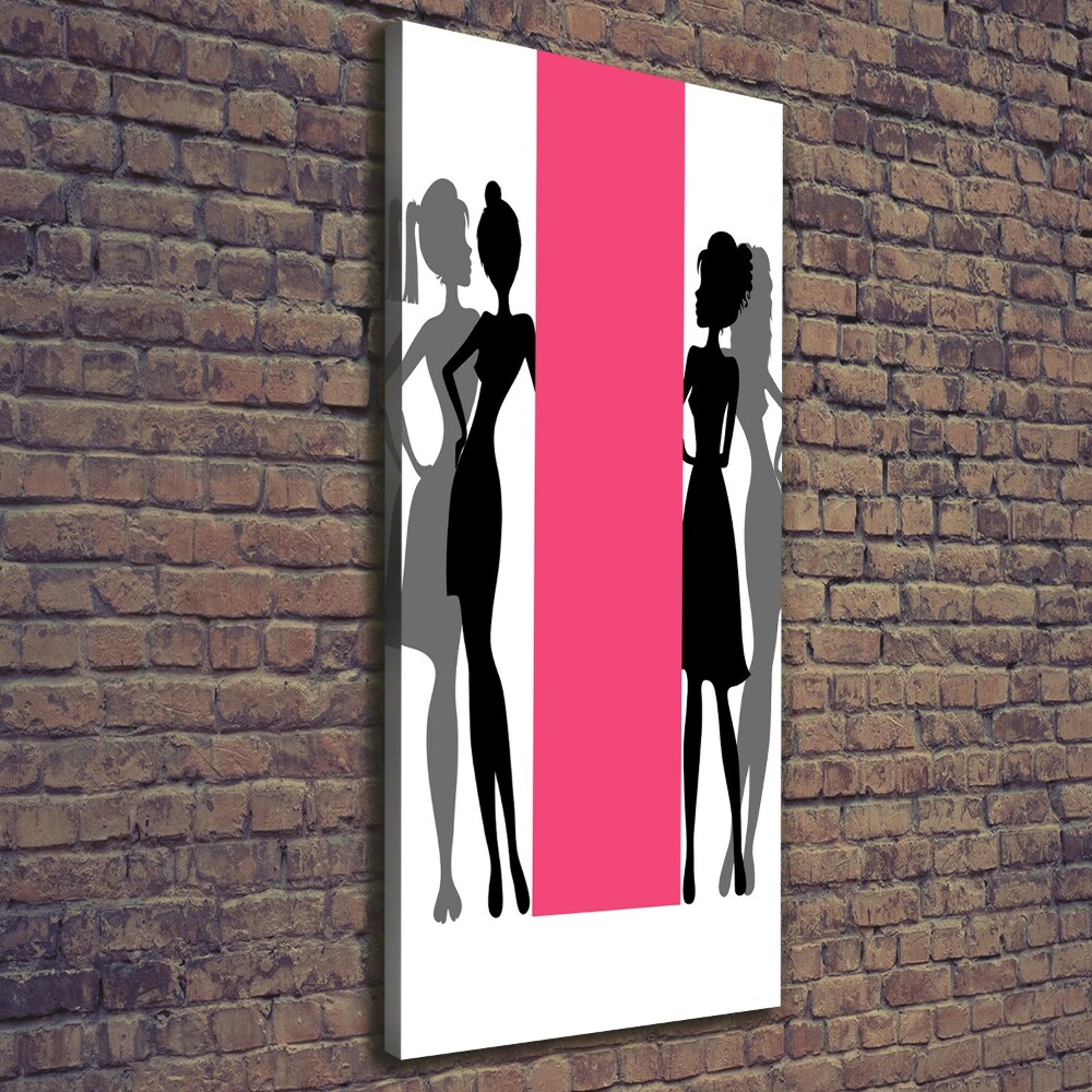 Tableau photo sur toile Silhouettes de femmes