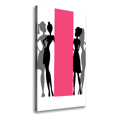 Tableau photo sur toile Silhouettes de femmes