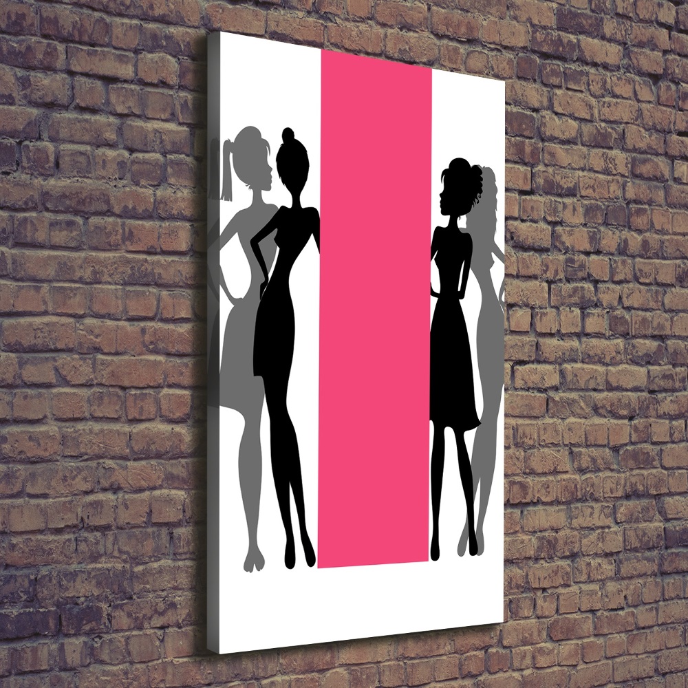 Tableau photo sur toile Silhouettes de femmes