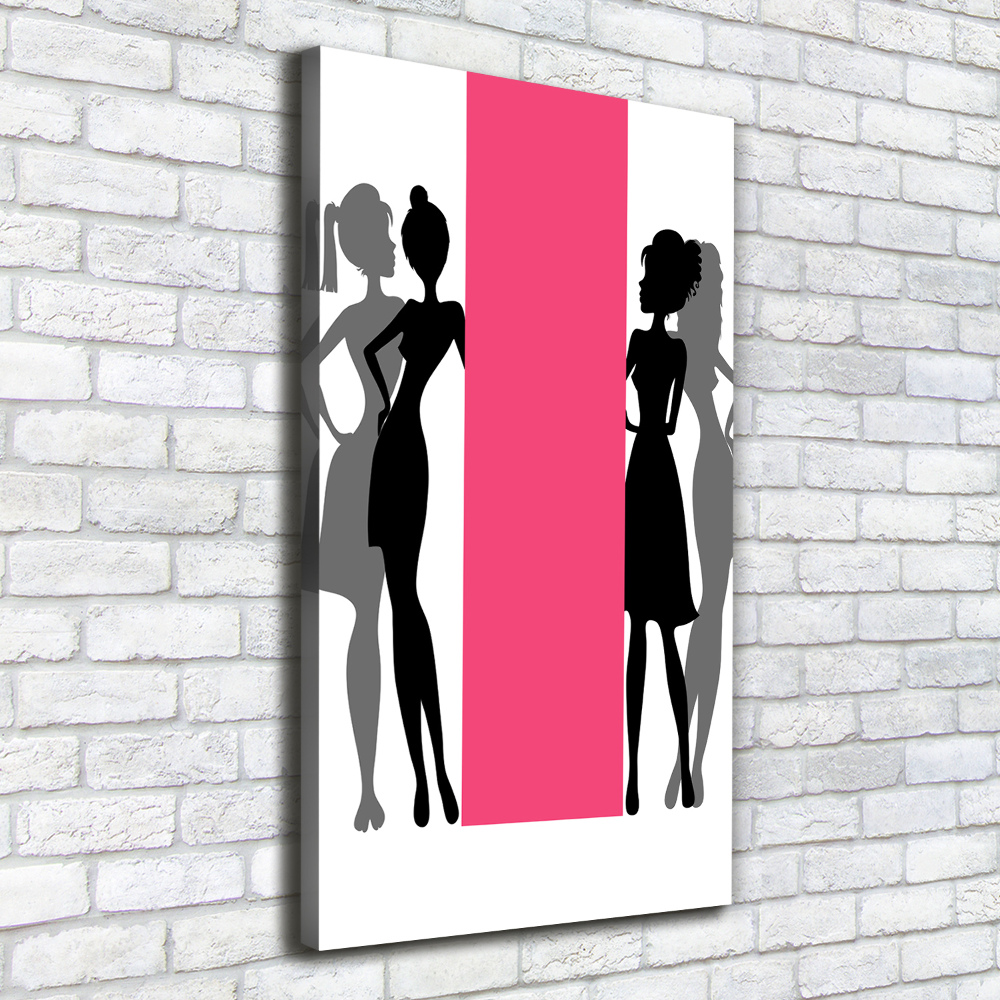 Tableau photo sur toile Silhouettes de femmes