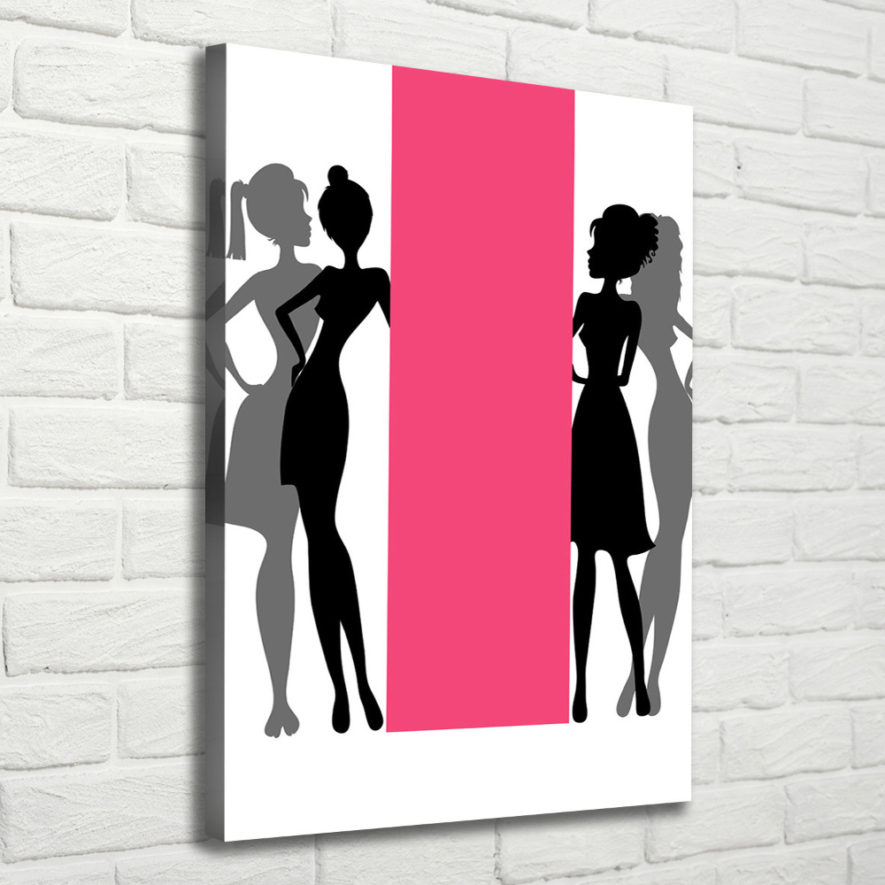 Tableau photo sur toile Silhouettes de femmes