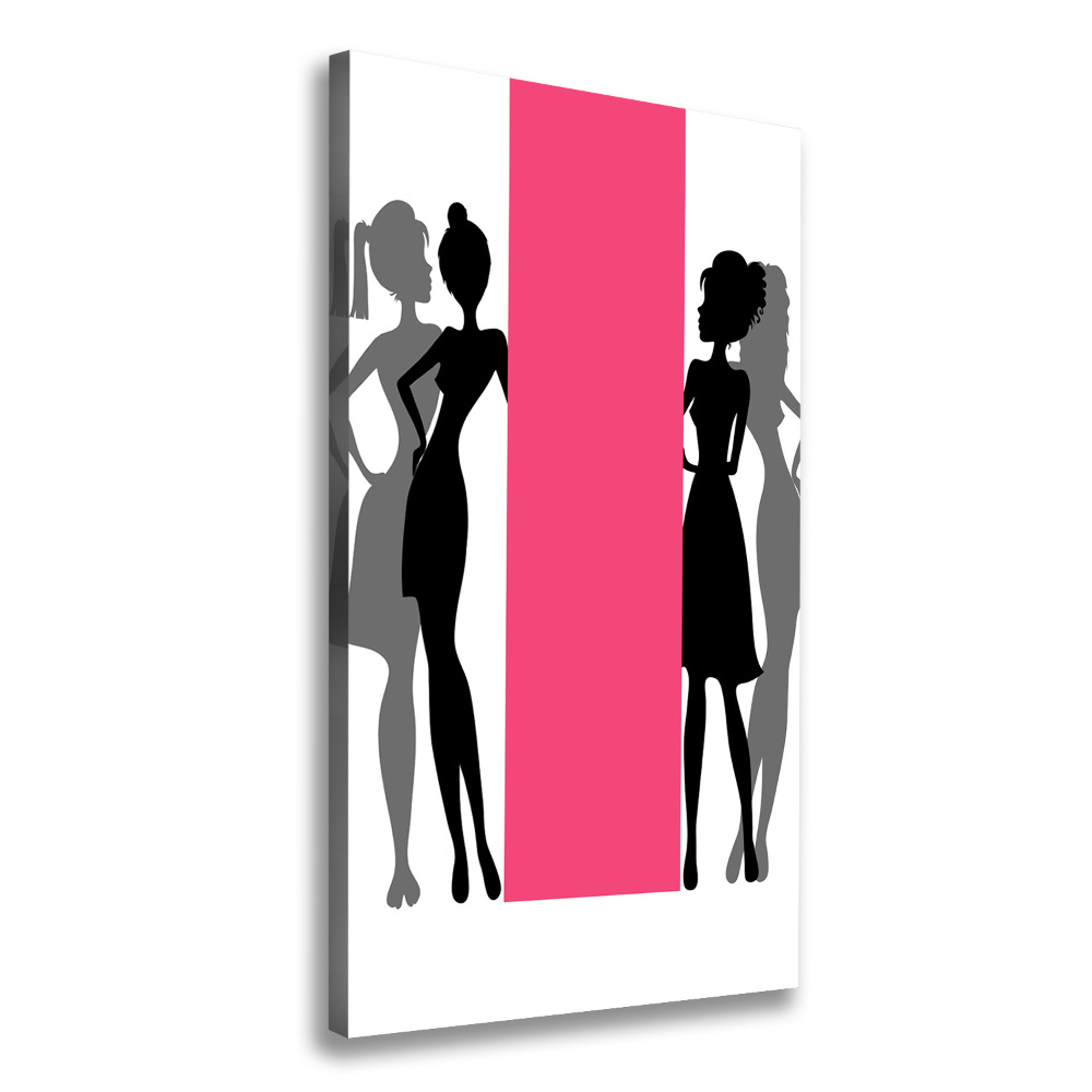 Tableau photo sur toile Silhouettes de femmes