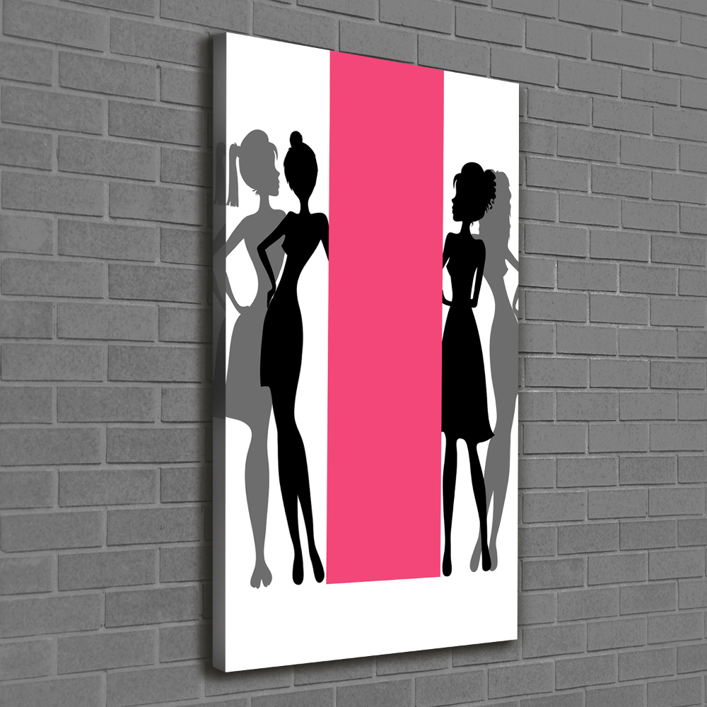 Tableau photo sur toile Silhouettes de femmes