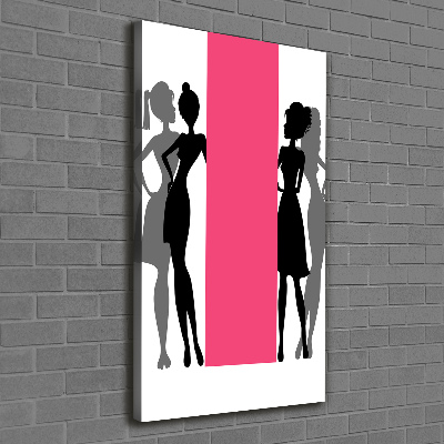 Tableau photo sur toile Silhouettes de femmes