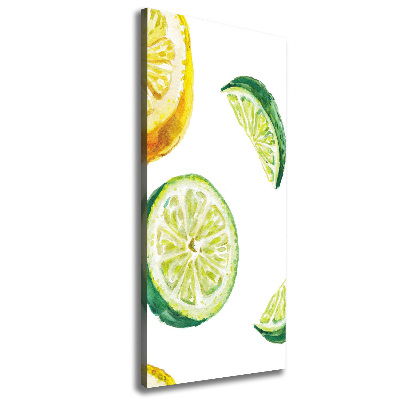 Tableau imprimé sur toile Limes et citrons