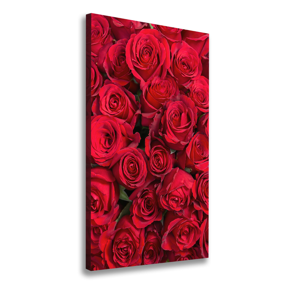 Tableau toile imprimée Roses rouges