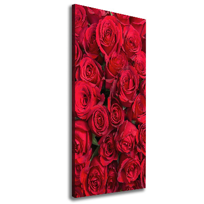 Tableau toile imprimée Roses rouges