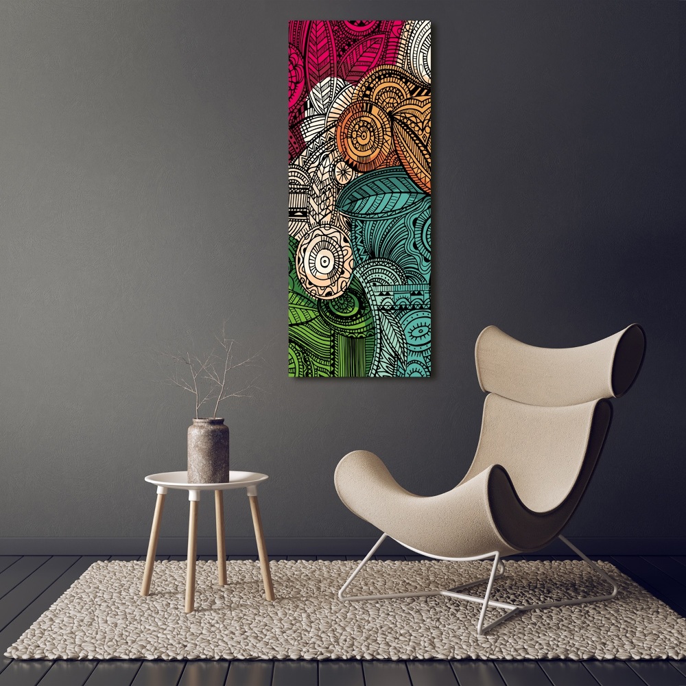 Tableau mural sur toile Plumes abstraites