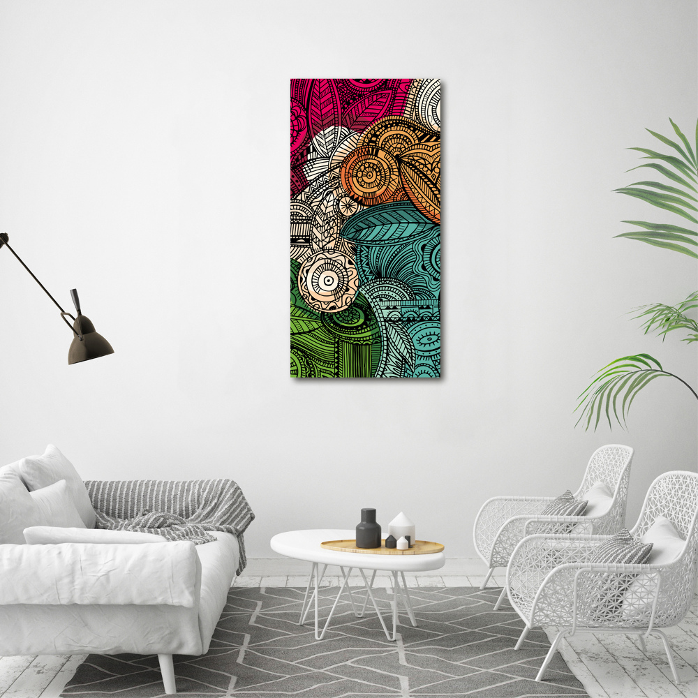 Tableau mural sur toile Plumes abstraites