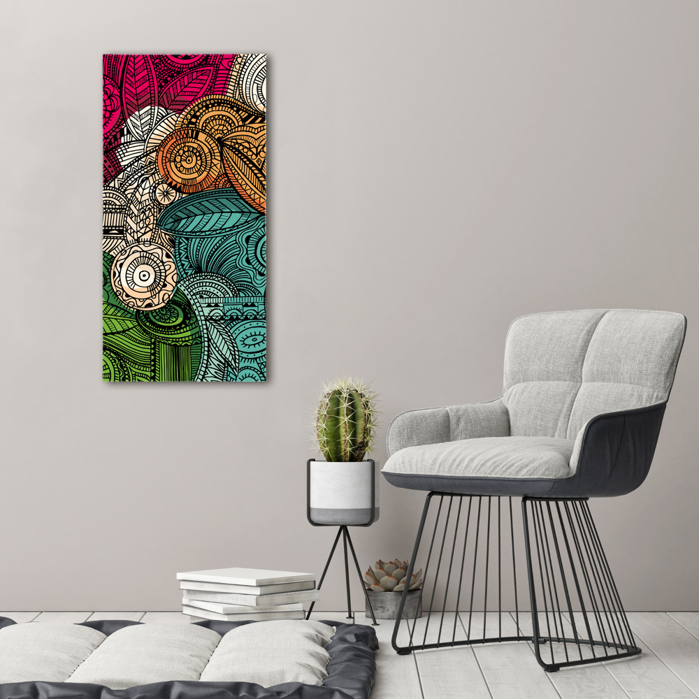 Tableau mural sur toile Plumes abstraites