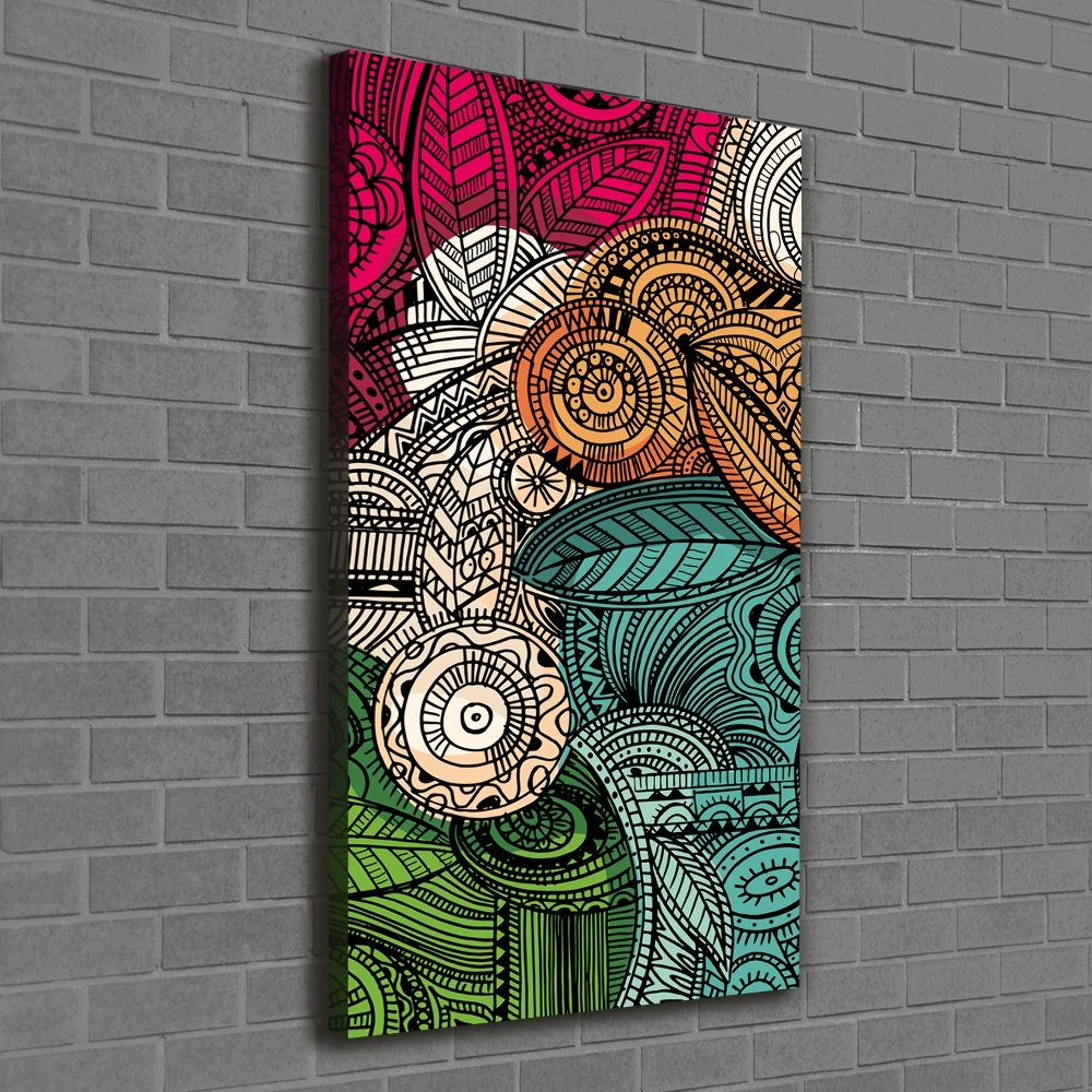 Tableau mural sur toile Plumes abstraites