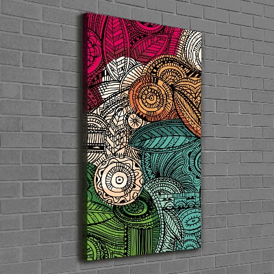 Tableau mural sur toile Plumes abstraites