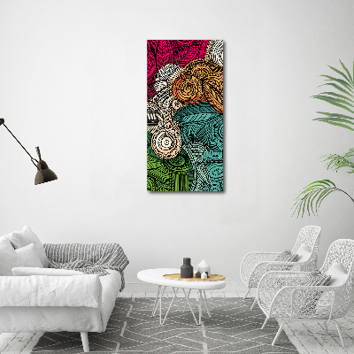 Tableau mural sur toile Plumes abstraites