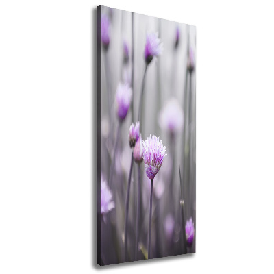 Tableau mural sur toile Fleurs de ciboulette