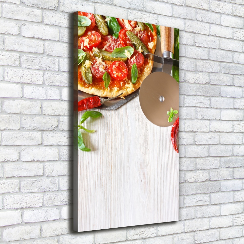 Tableau sur toile Pizza