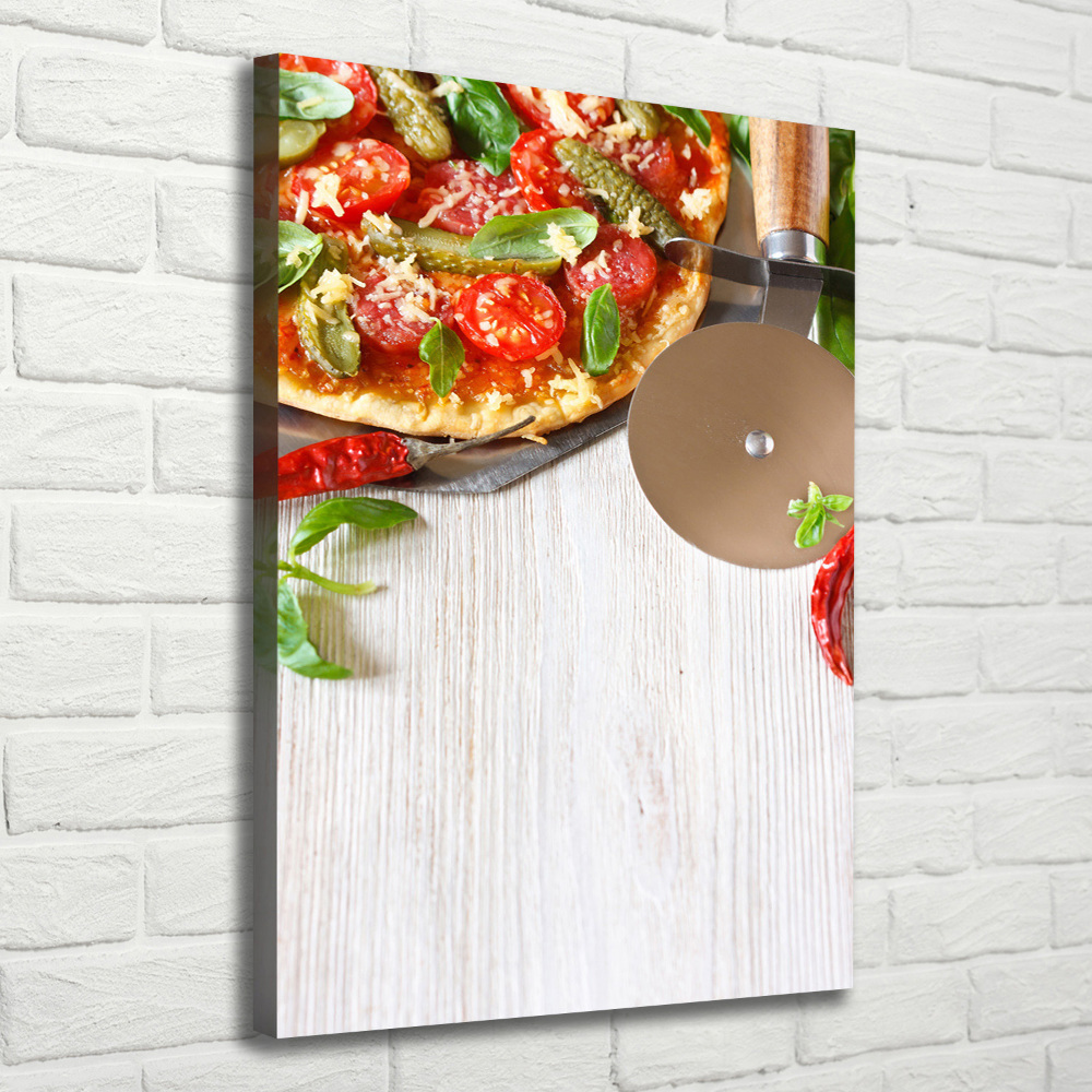 Tableau sur toile Pizza