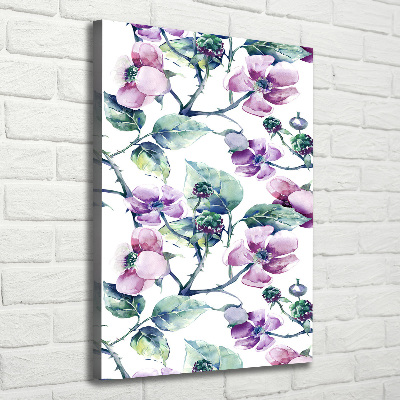 Tableau mural sur toile Fleurs de mûres