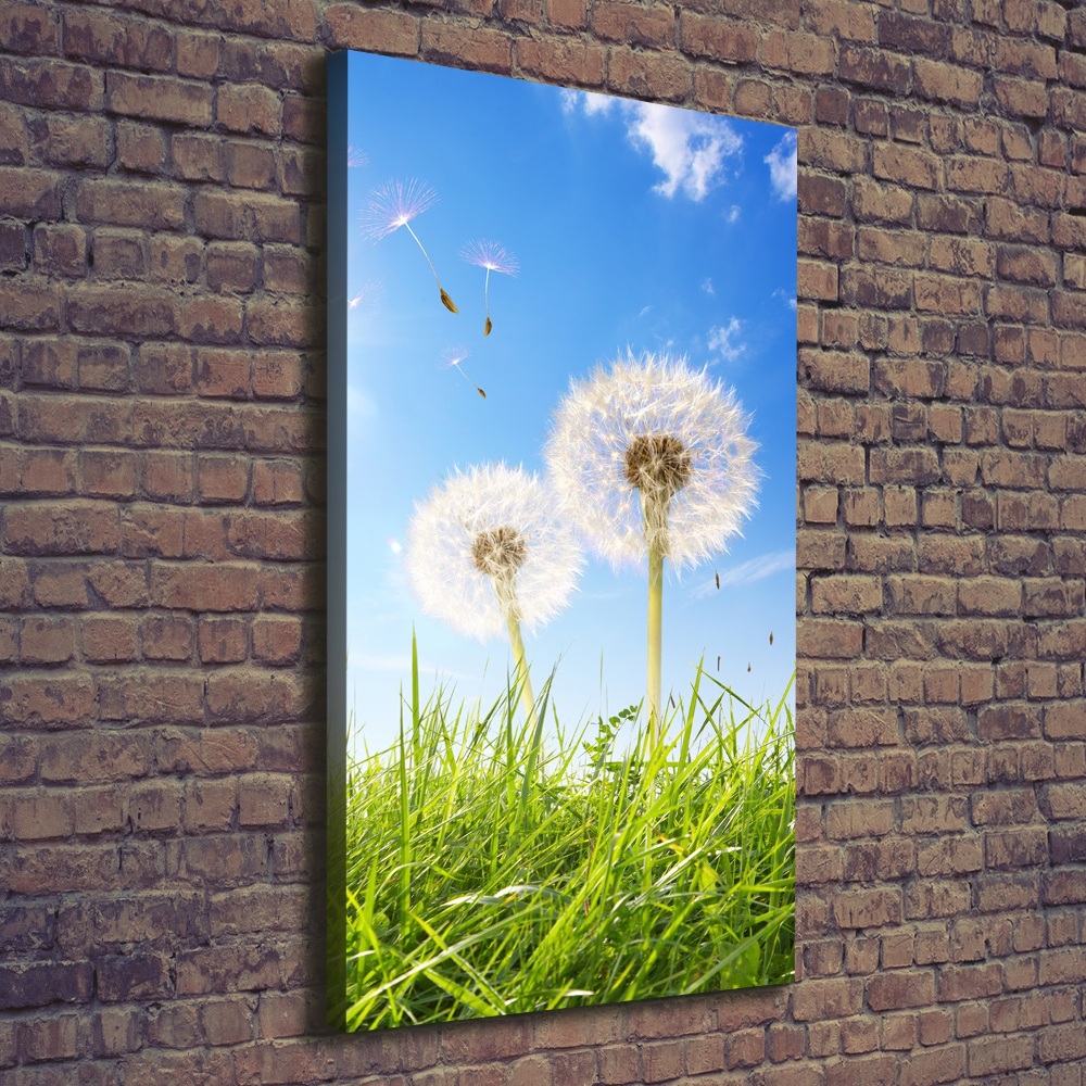 Tableau toile imprimée Souffleurs dans une prairie