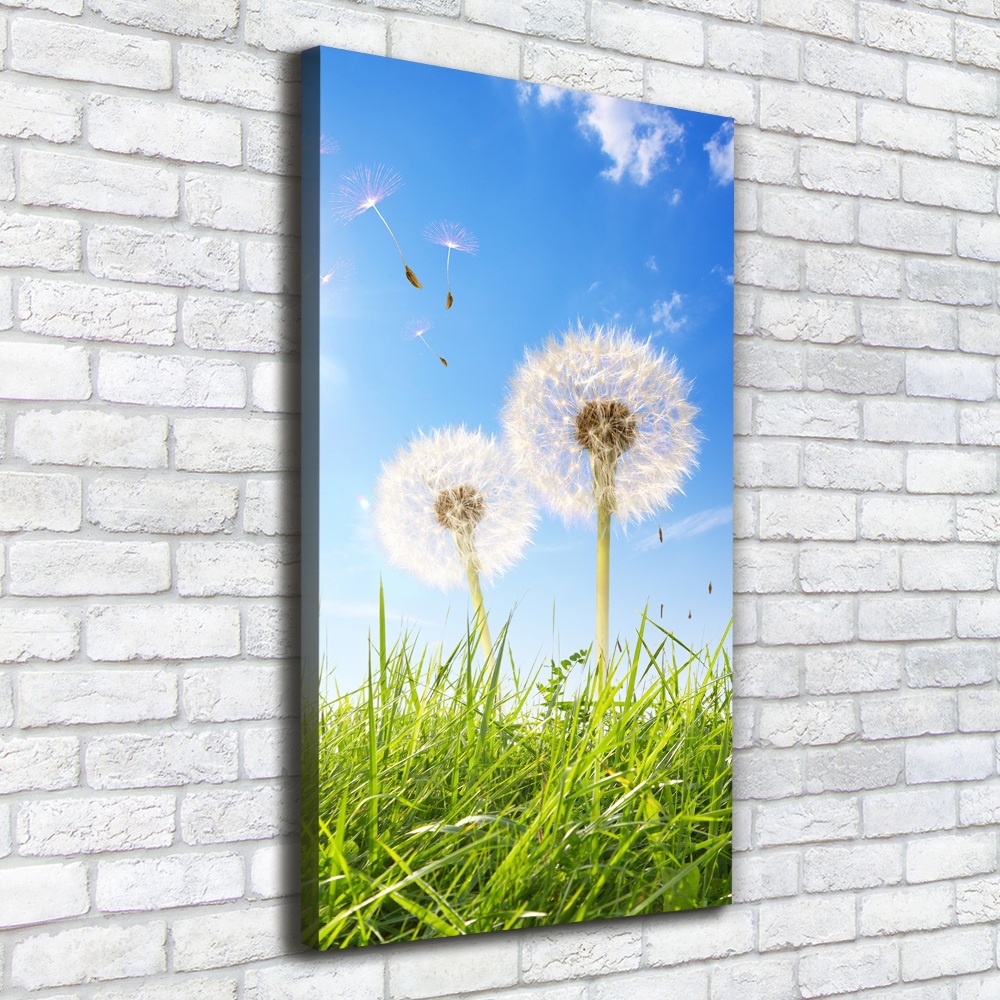 Tableau toile imprimée Souffleurs dans une prairie