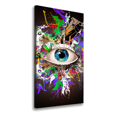 Tableau sur toile Oeil abstrait