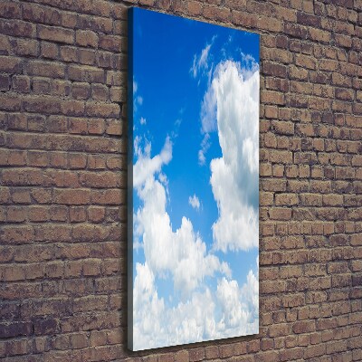 Tableau mural sur toile Nuages dans le ciel vent