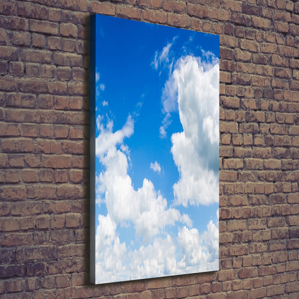 Tableau mural sur toile Nuages dans le ciel vent