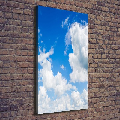 Tableau mural sur toile Nuages dans le ciel vent