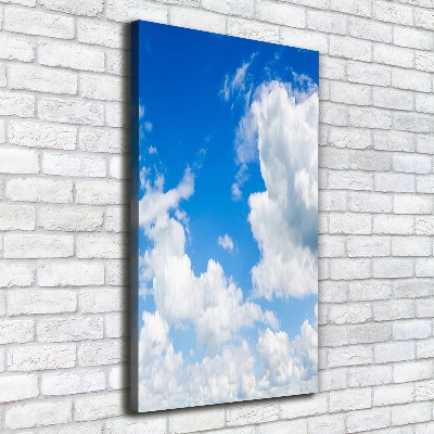 Tableau mural sur toile Nuages dans le ciel vent