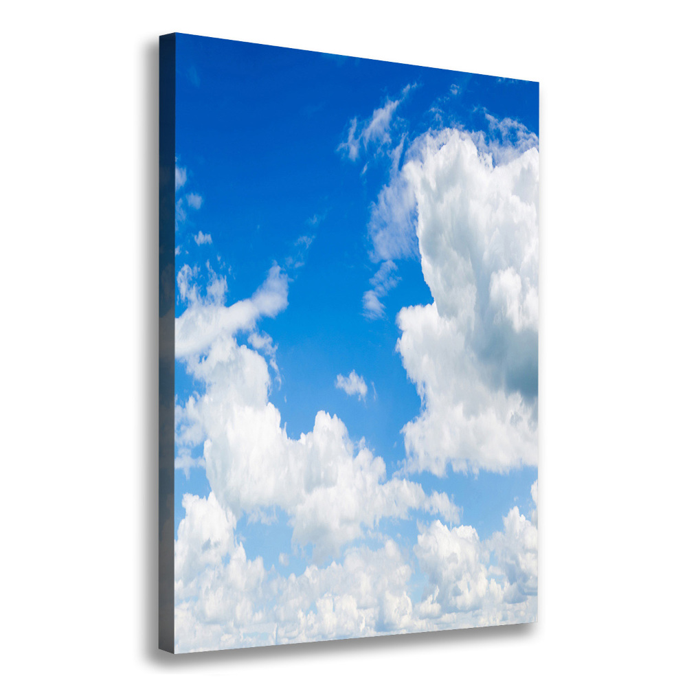 Tableau mural sur toile Nuages dans le ciel vent