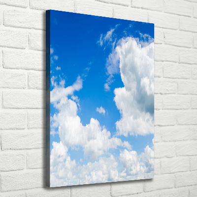 Tableau mural sur toile Nuages dans le ciel vent