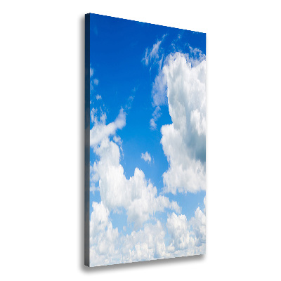 Tableau mural sur toile Nuages dans le ciel vent