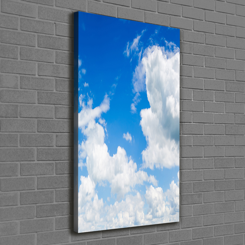 Tableau mural sur toile Nuages dans le ciel vent