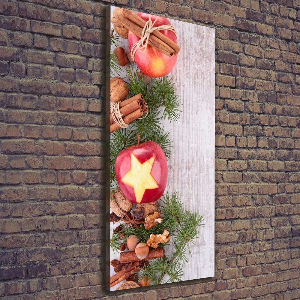 Tableau photo sur toile Pommes de Noël