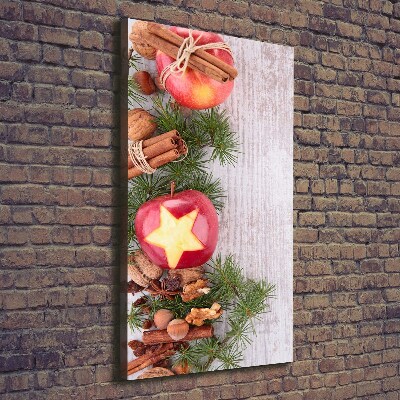 Tableau photo sur toile Pommes de Noël