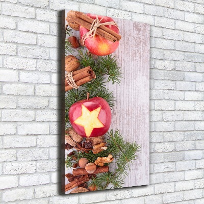 Tableau photo sur toile Pommes de Noël